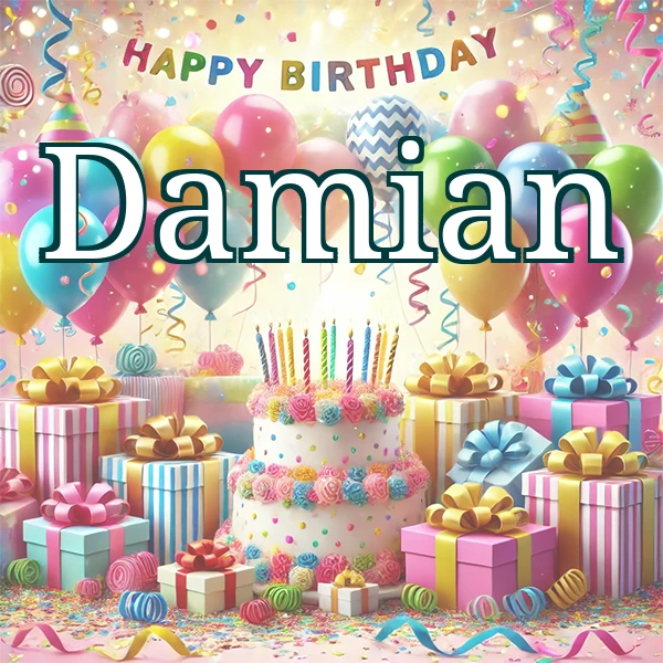 Happy Birthday Damian