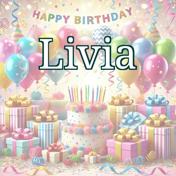 Happy Birthday Livia