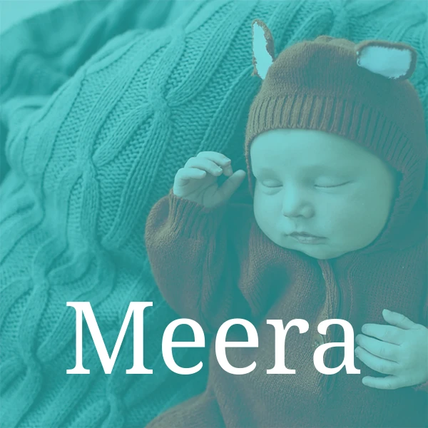 Meera – “Ocean” All about the name and its meaning